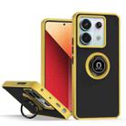 For Xiaomi Redmi Note 13 Pro 5G Q Shadow 1 Series TPU + PC Phone Case with Ring(Yellow) - 1