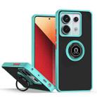 For Xiaomi Redmi Note 13 Pro 5G Q Shadow 1 Series TPU + PC Phone Case with Ring(Sky Blue) - 1