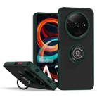 For Xiaomi Redmi A3 Q Shadow 1 Series TPU + PC Phone Case with Ring(Dark Green) - 1