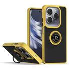 For Infinix Hot 40 / Hot 40 Pro Q Shadow 1 Series TPU + PC Phone Case with Ring(Yellow) - 1