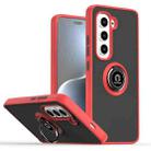 For Infinix Hot 50 Pro 4G Q Shadow 1 Series TPU + PC Phone Case with Ring(Red) - 1
