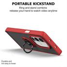 For Infinix Note 50 Pro 4G Q Shadow 1 Series TPU + PC Phone Case with Ring(Red) - 3