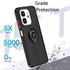 For Infinix Smart 9 / Hot 50i Q Shadow 1 Series TPU + PC Phone Case with Ring(Dark Green) - 2