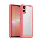 For Sony Xperia 5 V Colorful Series Acrylic Hybrid TPU Phone Case(Red) - 1