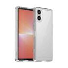 For Sony Xperia 5 V Colorful Series Acrylic Hybrid TPU Phone Case(Transparent) - 1