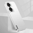 For Huawei nova 11 SE Streamer Series Micro Frosted Metal Paint PC Phone Case(Silver) - 1