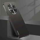 For Huawei Mate 70 Streamer Series Micro Frosted Metal Paint PC Phone Case(Black) - 1