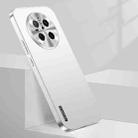 For Huawei Mate 70 Streamer Series Micro Frosted Metal Paint PC Phone Case(Silver) - 1