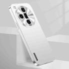 For OPPO Find X7 Ultra Streamer Series Micro Frosted Metal Paint PC Phone Case(Silver) - 1
