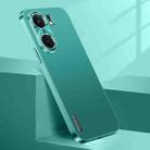 For vivo iQOO Neo 9 Streamer Series Micro Frosted Metal Paint PC Phone Case(Alpine Green) - 1
