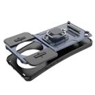 For Realme 12+ 5G Global Sliding Camshield TPU + PC Shockproof Phone Case with Holder(Black) - 6