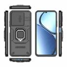 For Realme C63 4G Global Sliding Camshield TPU + PC Shockproof Phone Case with Holder(Black) - 3