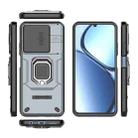 For Realme C63 4G Global Sliding Camshield TPU + PC Shockproof Phone Case with Holder(Grey) - 3