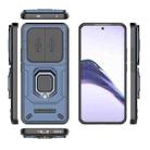 For Realme 13 Pro 5G Global Sliding Camshield TPU + PC Shockproof Phone Case with Holder(Blue) - 3