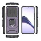 For Realme 13 Pro 5G Global Sliding Camshield TPU + PC Shockproof Phone Case with Holder(Purple) - 3