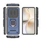 For Realme 14 Pro 5G Global Sliding Camshield TPU + PC Shockproof Phone Case with Holder(Blue) - 3