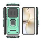 For Realme 14 Pro 5G Global Sliding Camshield TPU + PC Shockproof Phone Case with Holder(Green) - 3