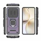 For Realme 14 Pro 5G Global Sliding Camshield TPU + PC Shockproof Phone Case with Holder(Purple) - 3