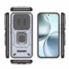 For Realme 14 Pro+ 5G Sliding Camshield TPU + PC Shockproof Phone Case with Holder(Grey) - 3