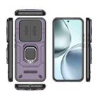 For Realme 14 Pro+ 5G Sliding Camshield TPU + PC Shockproof Phone Case with Holder(Purple) - 3