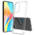 For OPPO A58 4G Scratchproof Acrylic TPU Phone Case(Transparent) - 1