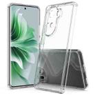 For OPPO Reno11 5G Global Scratchproof Acrylic TPU Phone Case(Transparent) - 1