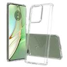 For Motorola Edge 40 Scratchproof Acrylic TPU Phone Case(Transparent) - 1