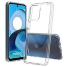 For Motorola Moto G14 Scratchproof Acrylic TPU Phone Case(Transparent) - 1