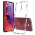 For Motorola Moto G84 Scratchproof Acrylic TPU Phone Case(Transparent) - 1