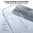 For Motorola Edge 50 Fusion Scratchproof Acrylic TPU Phone Case(Transparent) - 3