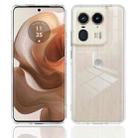 For Motorola Edge 50 Ultra Scratchproof Acrylic TPU Phone Case(Transparent) - 2