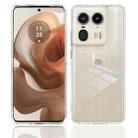 For Motorola Moto X50 Ultra Scratchproof Acrylic TPU Phone Case(Transparent) - 2