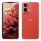 For Motorola Moto G35 Scratchproof Acrylic TPU Phone Case(Transparent) - 2