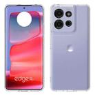 For Motorola Moto G75 Scratchproof Acrylic TPU Phone Case(Transparent) - 2