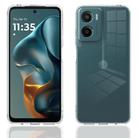 For Motorola Moto G05 / E15 Scratchproof Acrylic TPU Phone Case(Transparent) - 2