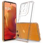For Motorola Moto G15 Power Scratchproof Acrylic TPU Phone Case(Transparent) - 1