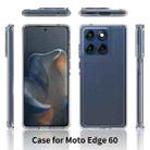 For Motorola Edge 60 Scratchproof Acrylic TPU Phone Case(Transparent) - 2