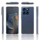 For Motorola Edge 60 Fusion Scratchproof Acrylic TPU Phone Case(Transparent) - 2