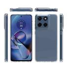 For Motorola Edge 60 Stylus Scratchproof Acrylic TPU Phone Case(Transparent) - 2
