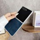 For Samsung Galaxy Z Flip7 5G Skin Feel Leather Texture MagSafe Pearlescent Paint Shockproof Phone Case(Brown) - 3