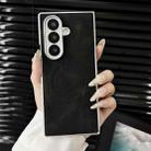 For Samsung Galaxy Z Fold7 5G Skin Feel Leather Texture MagSafe Pearlescent Paint Shockproof Phone Case(Black) - 2