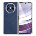 For Huawei Mate X5 Skin Feel Leather Texture Pearlescent Paint Shockproof Phone Case(Blue) - 1