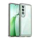 For OnePlus Nord CE4 Colorful Series Acrylic Hybrid TPU Phone Case(Transparent Grey) - 1