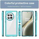 For OnePlus Ace 3 Pro Colorful Series Acrylic Hybrid TPU Phone Case(Transparent Blue) - 2