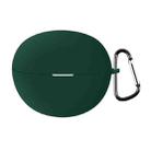 For Huawei FreeClip Earphone Liquid Silicone Protective Case(Dark Green) - 1