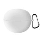 For Huawei FreeClip Earphone Liquid Silicone Protective Case(White) - 1