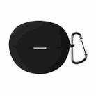 For Huawei FreeClip Earphone Liquid Silicone Protective Case(Black) - 1
