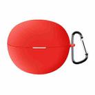 For Huawei FreeClip Earphone Liquid Silicone Protective Case(Red) - 1