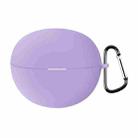For Huawei FreeClip Earphone Liquid Silicone Protective Case(Purple) - 1