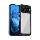 For Google Pixel 9 Colorful Series Acrylic Hybrid TPU Phone Case(Black) - 1